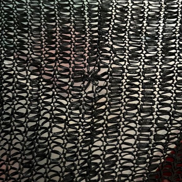 Donna Karan Open Front Sleeveless Semi-Sheer Draped Cozy Long Cardigan M - Picture 12 of 12